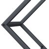 vidaXL Firewood Rack Anthracite 60x25x60 cm Cold-rolled steel