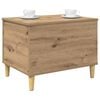 vidaXL Bedside Cabinet Artisan Oak 60 x 44.5 x 45 cm Engineered Wood