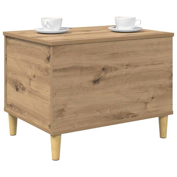 vidaXL Bedside Cabinet Artisan Oak 60 x 44.5 x 45 cm Engineered Wood