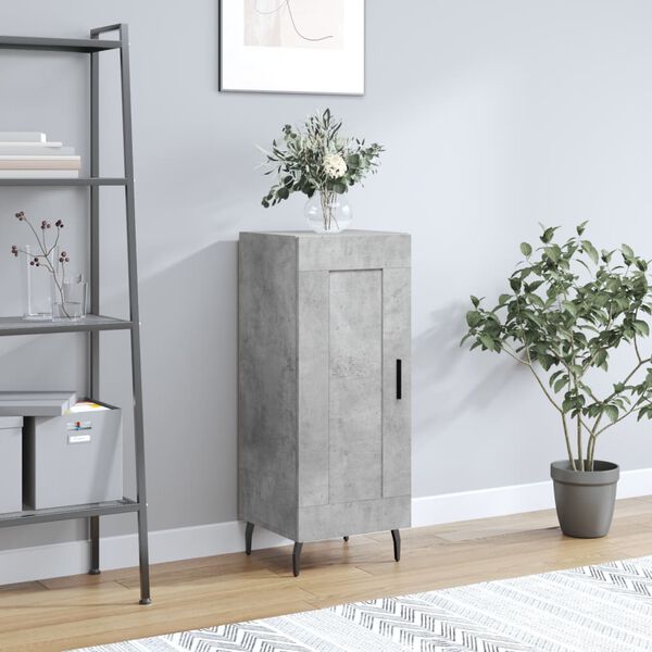 vidaXL Sideboard Concrete Grey 34.5x34x90 cm Engineered Wood