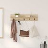 vidaXL Wall-Mounted Coat Rack Sonoma Oak 80 x 10.5 x 18 cm