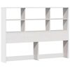 vidaXL Bookcase Bed without Mattress White 140x190cm Solid Wood Pine