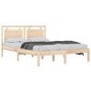vidaXL Bed Frame without Mattress 140x200 cm Solid Wood