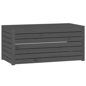 vidaXL Garden Box Grey 101x50,5x46,5 cm Solid Wood Pine