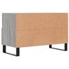 vidaXL TV Cabinet Grey Sonoma 80x36x50 cm Engineered Wood