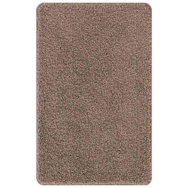 vidaXL Anti-slip Bath Mat Brown 60 x 90 cm PP
