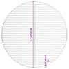 vidaXL BBQ Grill Grate Round &Oslash;54 cm 304 Stainless Steel