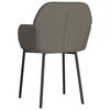 vidaXL Dining Chairs 2 pcs Dark Grey Velvet