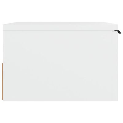 vidaXL Wall-mounted Bedside Cabinets 2 pcs White 34x30x20 cm