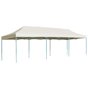vidaXL Partytent | Cream | 600D oxford with PVC coating, Powder-coated steel