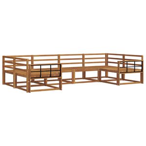 vidaXL Outdoor Sofa Set 6 pcs Natural Solid Acacia Wood