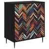 vidaXL Chest of Drawers OMMEN Geometric print 66 x 36.5 x 76 cm