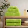 vidaXL Premium Bath Towels "SOLUND" 4 pcs Apple Green 100x150 cm 600 gsm