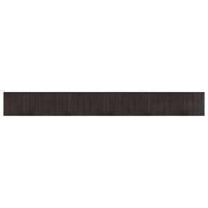 vidaXL Rug Rectangular Dark Brown 60x500 cm Bamboo