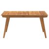 vidaXL Garden Table 150x90x75 cm Solid Wood Acacia
