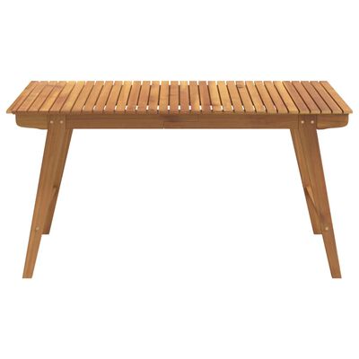 vidaXL Garden Table 150x90x75 cm Solid Wood Acacia