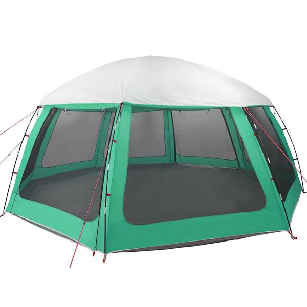 vidaXL Pool Tent with Removable Fly & Mesh Walls Sea Green 612x612 cm