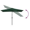 vidaXL Garden Parasol 200 x 300 cm Green Rectangular