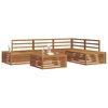 vidaXL Outdoor Sofa Set 5 Piece Natural Solid Acacia Wood