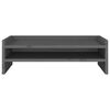 vidaXL Monitor Stand Grey 50x24x16 cm Solid Wood Pine