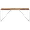 vidaXL Dining Table 160x70x76 cm Solid Acacia and Mango Wood