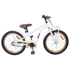 vidaXL Kids Bike 20'' for 6-11 Years Old White