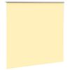 vidaXL Roller Blind Blackout Yellow 160x130 cm Fabric Width 156.6 cm Polyester