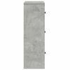 vidaXL Bookcase Concrete Grey 60x24x76.5 cm Engineered Wood