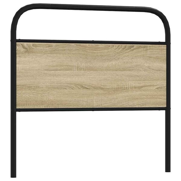 vidaXL Replace Headboard Sonoma Oak 100 cm Steel and Engineered Wood