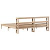 vidaXL Bed Frame without Mattress 180x200 cm Super King Solid Wood Pine