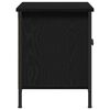 vidaXL TV Cabinet Black Oak 100 x 35 x 45 cm Engineered Wood