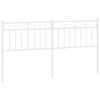 vidaXL Metal Replace Headboard White 160 cm