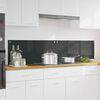 vidaXL Kitchen Backsplash 2 pcs Dark Grey 90 x 40 cm Tempered Glass