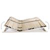 vidaXL Slatted Bed Base without Mattress with 28 Slats 7 Zones 100x200 cm