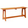 vidaXL Outdoor Bench Brown 119 x 47 x 35 cm Solid Pine Wood