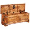 vidaXL Storage Chest Rough Mango Wood