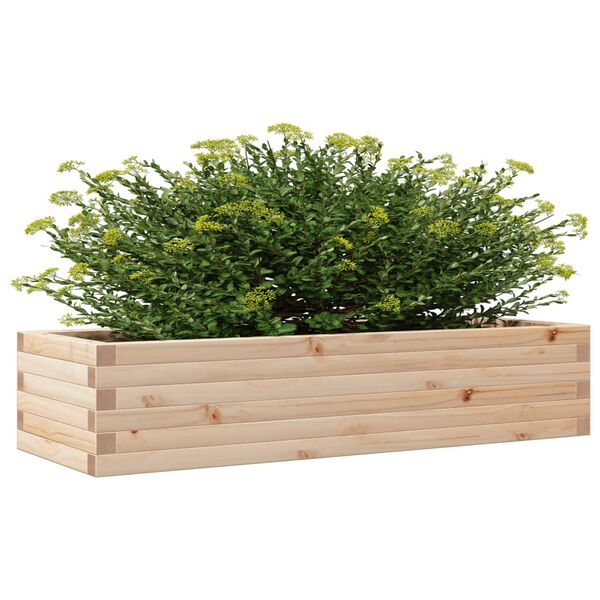 vidaXL Garden Planter 110x40x23 cm Solid Wood Pine