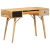 vidaXL Writing Desk Brown 110 x 55 x 76 cm Solid Mango Wood