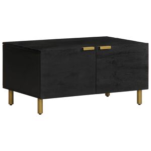 vidaXL Coffee Table Black 80x50x40 cm Engineered Wood
