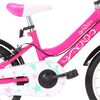 vidaXL Kids Bike 16 inch Black and Pink