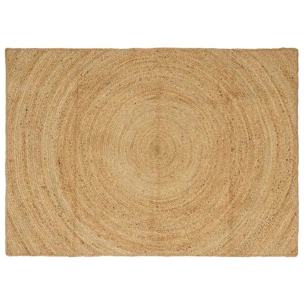 vidaXL Area Rugs Rectangular Brown 140 x 200 cm Jute