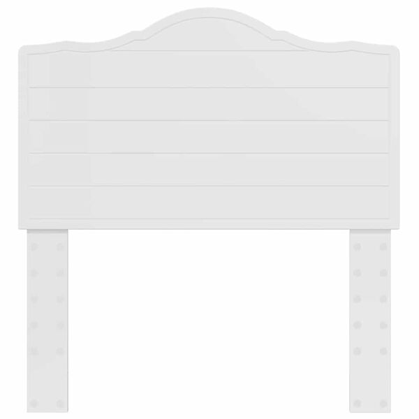 vidaXL Headboard with Headboard Gloss White 75 cm Engineered wood