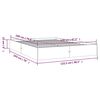 vidaXL Bed Frame without Mattress White Solid Wood 120x190 cm Small Double