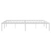 vidaXL Metal Bed Frame without Mattress White 160x200cm