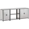 vidaXL Kitchen Storage Set HATTEM 3 pcs Silver Stainless Steel