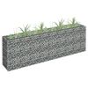 vidaXL Gabion Raised Bed Galvanised Steel 180x30x60 cm