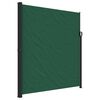 vidaXL Retractable Side Awning Dark Green 220x500 cm