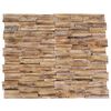 vidaXL 3D Wall Cladding Panels 10 pcs 1.01 m&sup2; Solid Teak Wood
