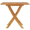 vidaXL Folding Garden Table 85x85x76 cm Solid Teak Wood