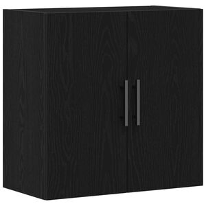 vidaXL Wall Cabinet Black Oak 60 x 31.5 x 60 cm Engineered Wood